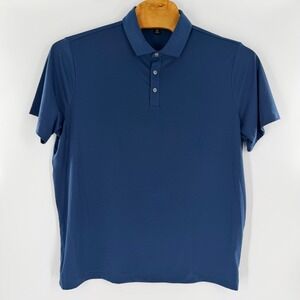 Mercer + Mettle Mens 2XL Blue Short Sleeve Performance Polo Shirt MM1008